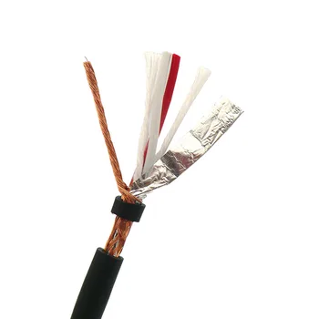 

High Flexible Microphone Cable 2 core 0.3, 0.5, 0.75mm² 100m Shielded Twisted Oxygen Copper Mic Audio Cable 22,20,18AWG