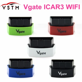 

Vgate iCar3 Wifi Elm327 Wifi Support OBDII Protocols Cars iCar 3 ELM 327 Code Reader for Android/ IOS/PC With 5 Colors avaliable