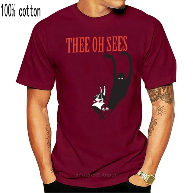 New Thee Oh Sees Rock Band Logo Men S White T Shirt Size S M L Xl 2xl 3xl Harajuku Funny Tee Shirt T Shirts Aliexpress