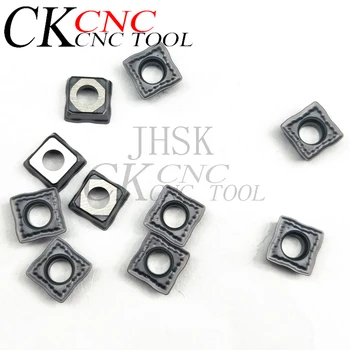 

10pcs SOMT060204-PM ZM2125 Carbide inserts External Turning Tool metal lathe tools SOMT060204 U Drill Hard Alloy blade