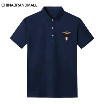 

2020 Men Fat Man Plus Fat Plus Size Business Leisure Lapel Short Sleeve T Shirt