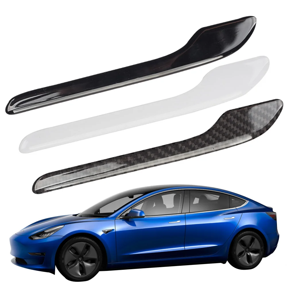 SOPEDAR 4 шт PU дверная ручка оберточная крышка Защитная Наклейка для Tesla модель 3