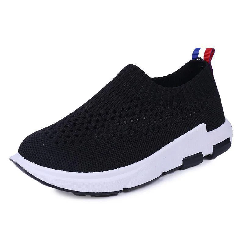 

Children Sneakers for Boys 2019 New Kids Sport Shoes Knit Mesh Breathable Running Shoes Girls Light Outdoors School Casual Shoes