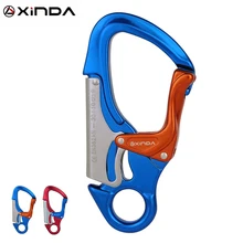 

Outdoor Rock Climbing Carabiner 30KN Mountaineering downhill Safety hook Via Ferrata Buckle Working At Height Equipment
