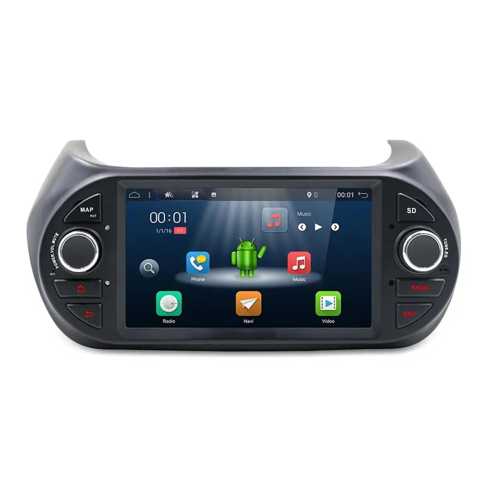 2 Din автомагнитола gps Navi для Fiat Fiorino/Qubo/Citroen Nemo/для peugeot Bipper Android 9,0 Bluetooth Wifi DAB OBD карта Восьмиядерный