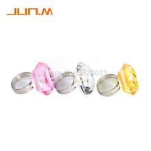 3 шт. новые мозаичные хрустальные кольца Пигментные чашки большие алмазные кольца чашки клей лоток для ресниц узор вышивка Полупостоянный материал