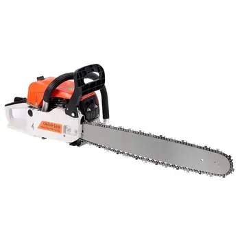 

Durable Gasoline Chain Saw 20 Inches Guide Plate Garden Saw Woodworking Saw