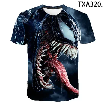 

New Cartoon Character Venom 3D T shirt Men Women Children Casual Fashion Streetwear Boy Girl Kids Printed T-shirt Cool Tops Tee