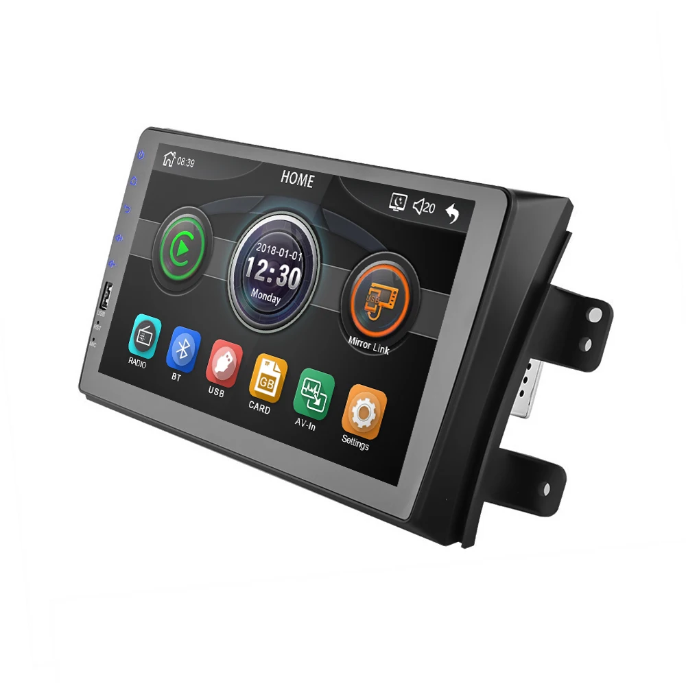 Автомобильный мультимедийный MP5 плеер 2DIN с экраном 9 дюймов радио Mirrorlink Android Bluetooth