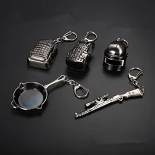 Игра PUBG брелок Playerunknown Battlefield уровень 3 шлем рюкзак кастрюля сплав косплей реквизит аксессуары