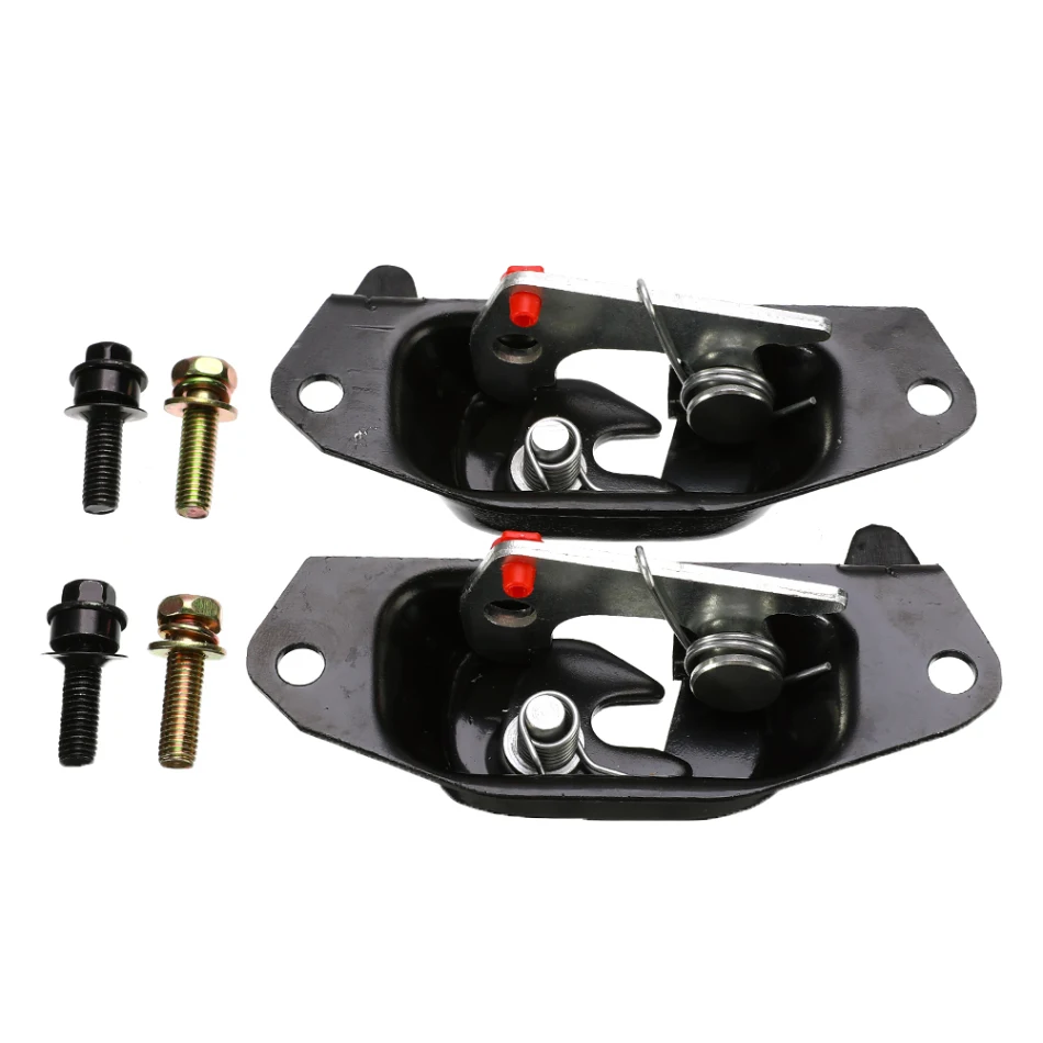 

1 Pair Tailgate Latch Lever Rear Gate Lock Latch with Striker Bolt Replacement Parts For Chevy Silverado # 15921948 15921949