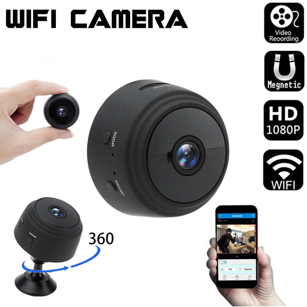 Mini IP Camera 1080P Sensor Night Vision Camcorder Motion DVR Micro Sport Video Small Camera Remote Monitor Phone App