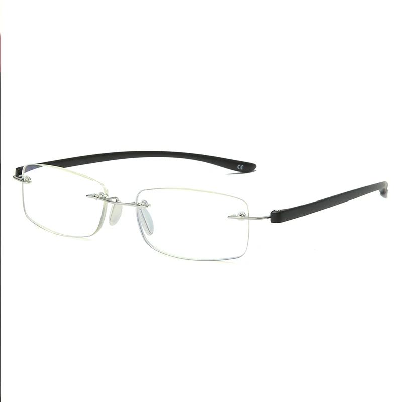 Bifocal Frameless Reading Glasses For Men And Women, Antiblue Light