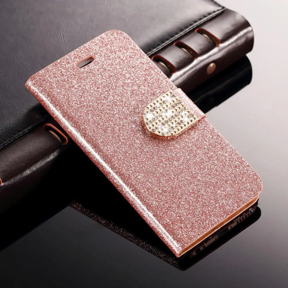 

Luxury Leather Flip Case For Samsung Galaxy S10 Plus S7 edge S10e S8 S9 Plus Phone Case Wallet 360 Protective Glossy Purse Cover