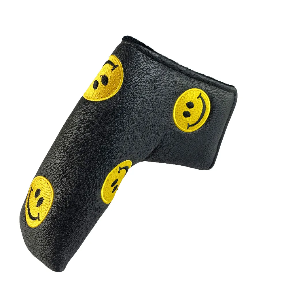 NRC Golf Headcovers Club Covers Smiley face Putter for women man Golf Club Cover