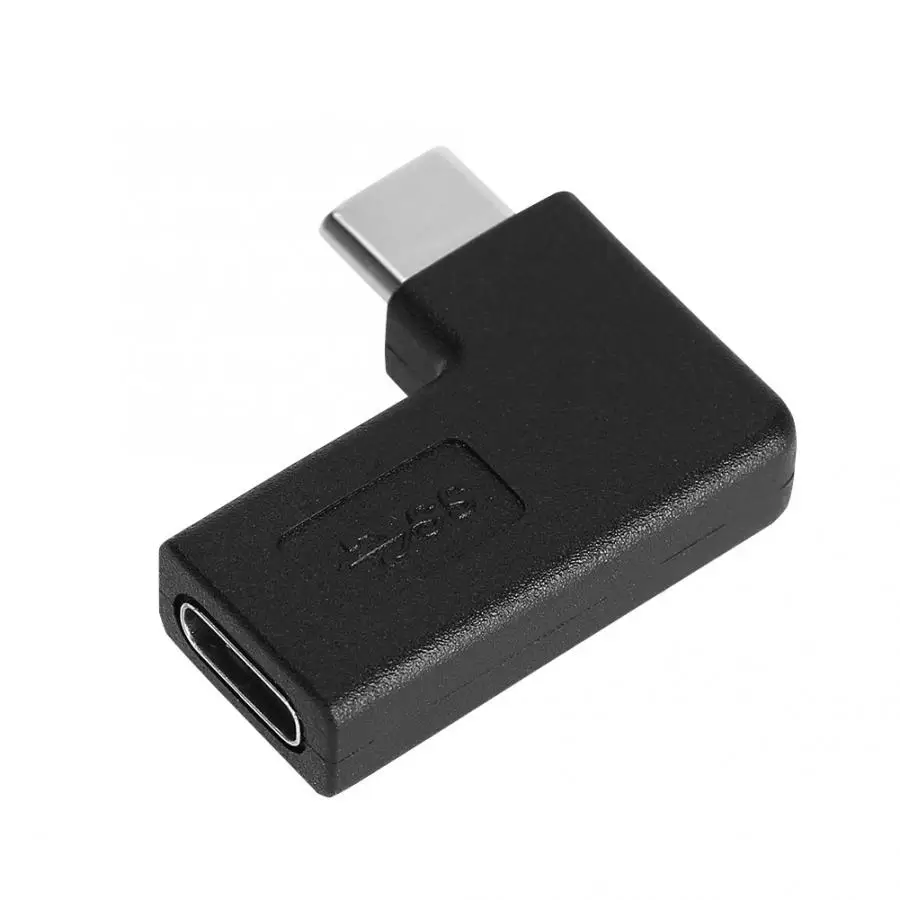 Динамик терминал USB3.1 тип-c мужчин и женщин 90 градусов под прямым углом 10 Гбит/с высокоскоростной адаптер Разъем для наушников