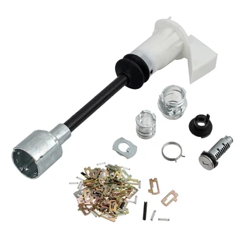 

Car Bonnet Release Lock Kit Repair with Parts Bag Hood Lock Cover for Ford Focus 2005-2011 1343577