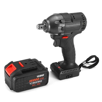 

108VF Electric Impact Wrench 330Nm Cordless Rechargeable Electric Wrench For 16800mAh Lithium Battery Power Tool