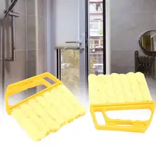 2 шт устройство для чистки жалюзи щетка Кондиционер моющаяся тряпка легкая щетка чистящий инструмент