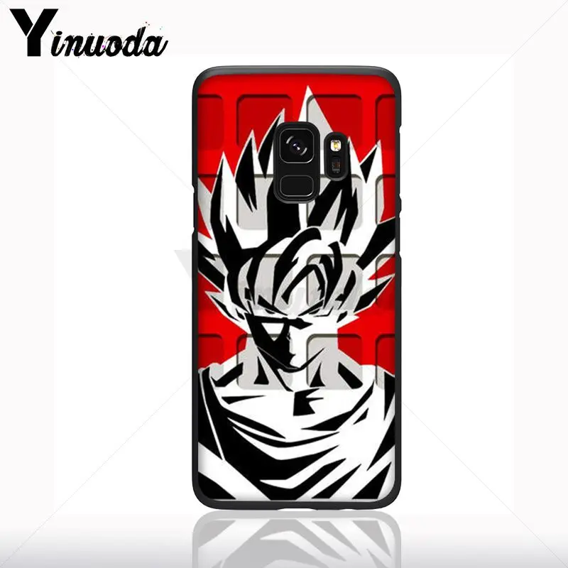 Super Saiyan Dragon Ball Silikon Lembut Hitam Ponsel Case untuk Samsung Galaxy S10plus S9 S8plus S10E A10 A70 A50 Kasus Ponsel