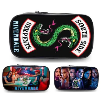 

8" Cartoon Riverdale South River Hero Wallet Pencil Case Purse Bag School Supplies Stationery Storage Bag Boys Girls Gifts