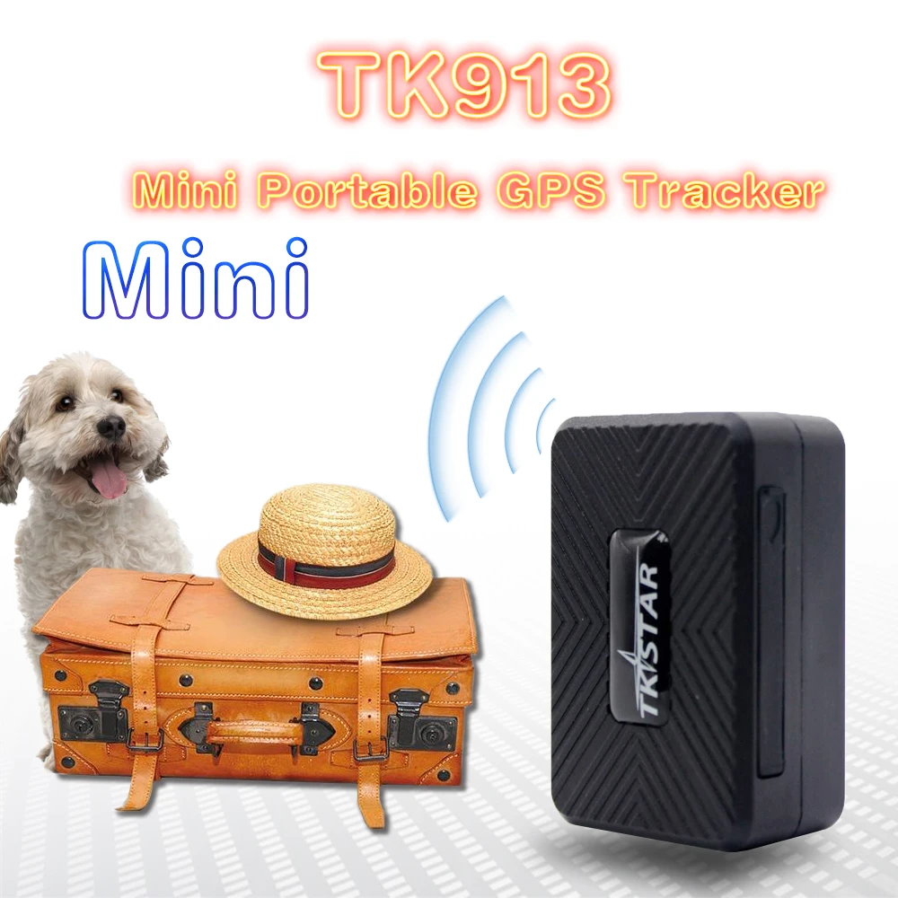 Автомобильный gps трекер TK913 мини портативное отслеживающее устройство с мощным