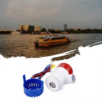 

12V Electric Marine Submersible Bilge Sump Water Pump Plastic Miniature Self-Priming Water Pump Boat Yacht
