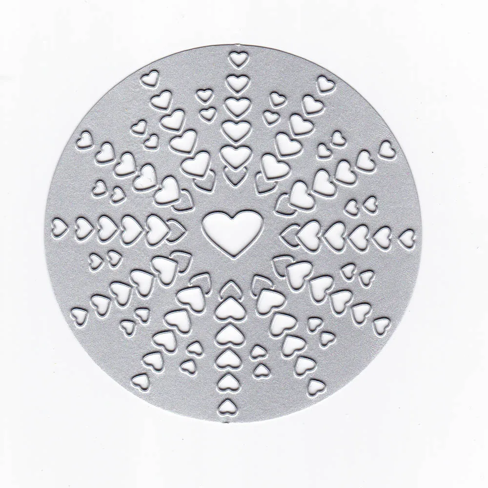 Heart Flower Doily Die Cuts New 2019 Metal Cutting Dies for DIY Scrapbooking Card Decor Embossing Stencils Troqueles Craft dies | Дом и сад