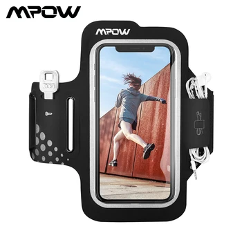 

Mpow Sport Gym Arm Band Adjustable Running Armband On Hand Cell Phone Hand Bag For iPhone Case For iPhone XS X Huawei P20 Xiaomi