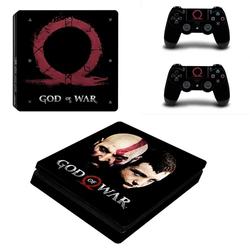 P4SQB0157 God of War 3 Полное покрытие лицевой панели PS4 тонкая кожа Виниловая наклейка, стикер для Playstation 4 консоль и контроллер PS4 тонкая наклейка - Цвет: P4SQB0157