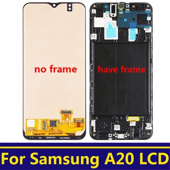 

New ORIGINAL 6.4" LCD For Samsung Galaxy A20 A205 SM-A205F LCD Display Screen replacement for Samsung A20 A205 A205F display