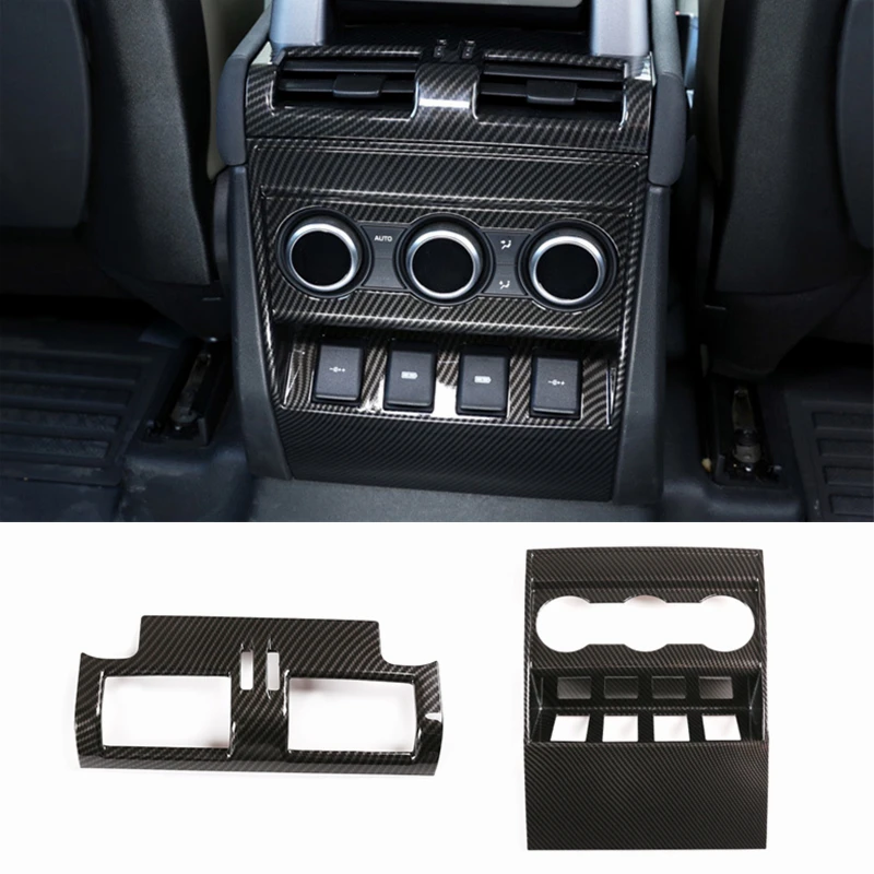 Car Accessory For Land Rover Defender 110 130 2020 Car Armrest Box Rear Anti-kick Cover Rear Air Vent Frame