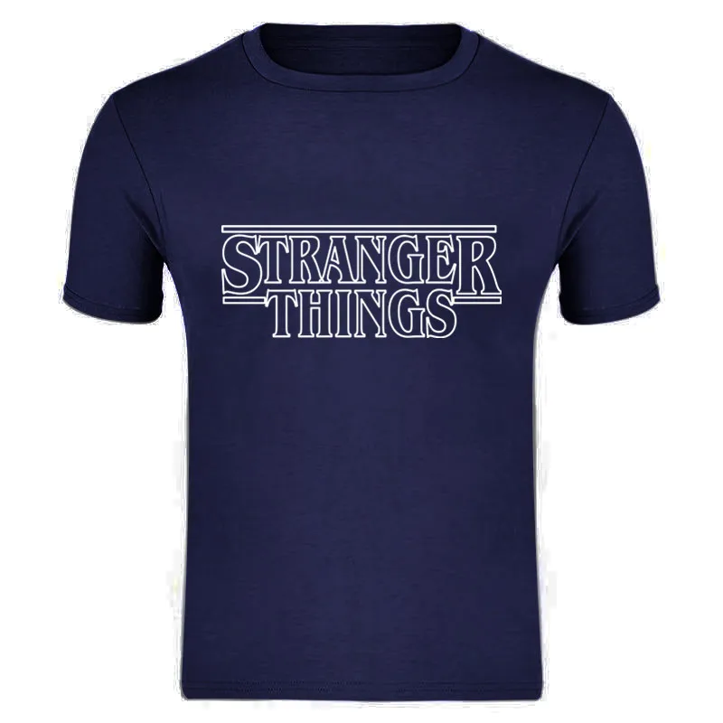 STRANGER THINGS Mens T-Shirts Summer cotton Short Sleeve T Shirts New casual Tee Shirts Male T shirt S-XXXL