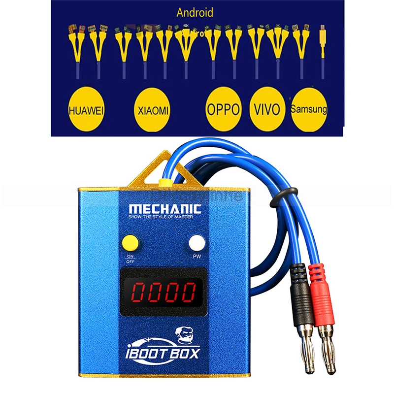 

MECHANIC iBoot Box Power supply Test Cable Motherboard for iPhone Android Mobile phone Battery Repair Boot Line tool set