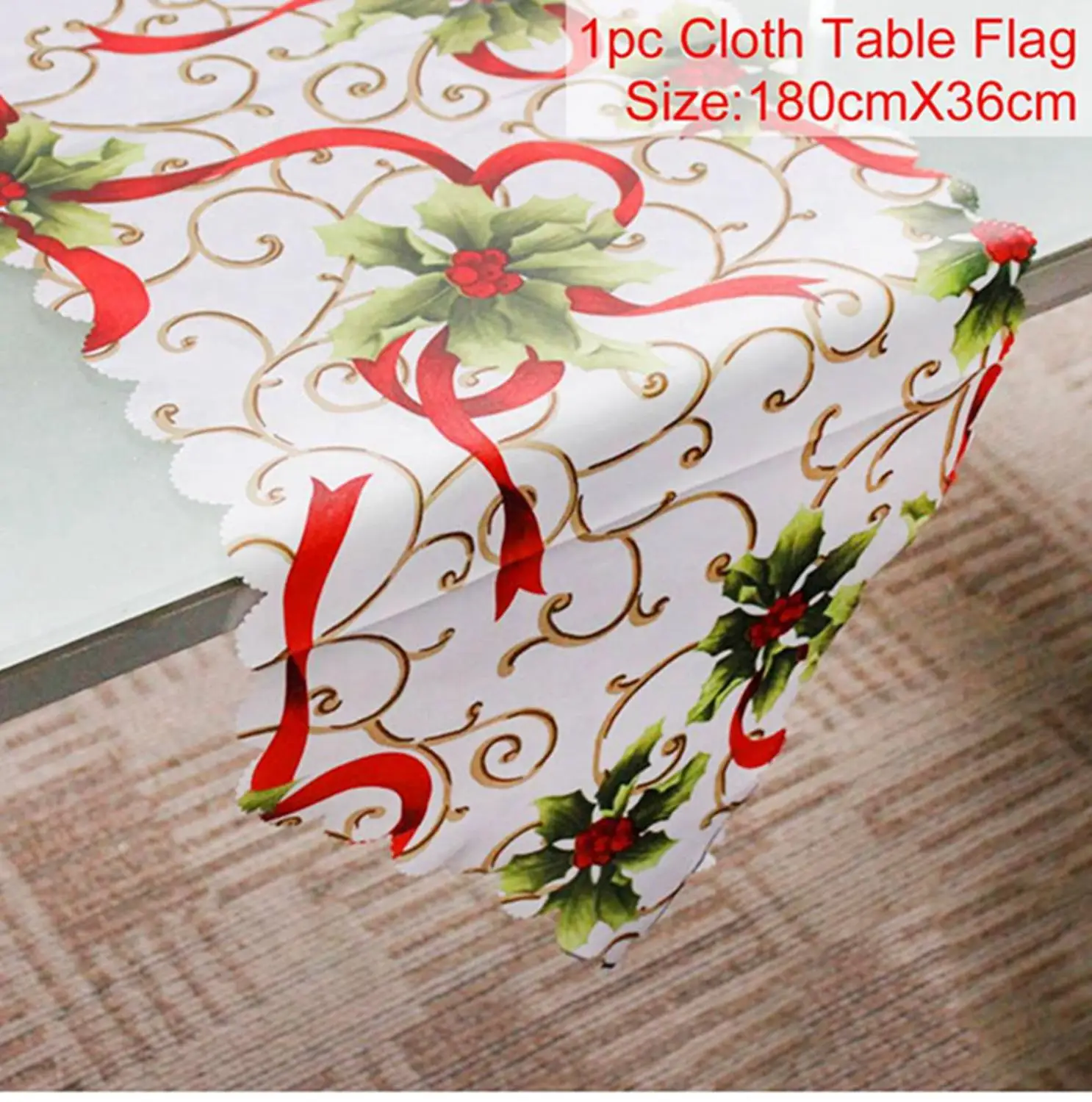 Huiran Linen Christmas Table Runner Elk Snowman Table Flag Merry Christmas Decorations for Home Navidad Happy New Year - Color: violet