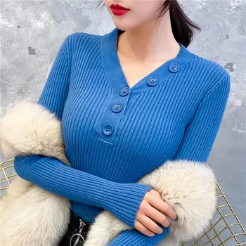 

9429 real shot new button elastic slim bottoming shirt 35-1 floor, row 2, 1