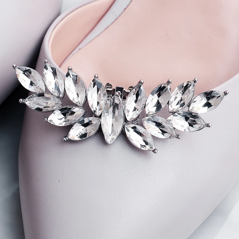 Miallo Fashion Bridal Shoe Accessories Prom Women Shoe Buckle Crystal Wedding Clips Bride Bridesmaid Trendy Party Gifts