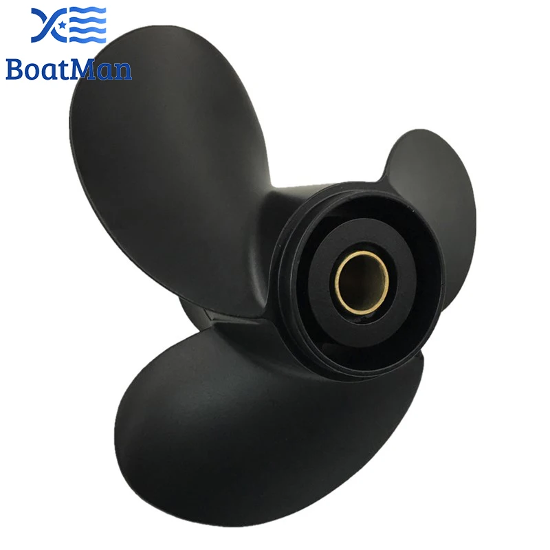 BoatMan&reg; 10 3/8x13 Propeller For Mercury Outboard Motor 9.9HP 18HP 25HP 10 Tooth Spline 48-19640A40 Aluminum Boat Accessories