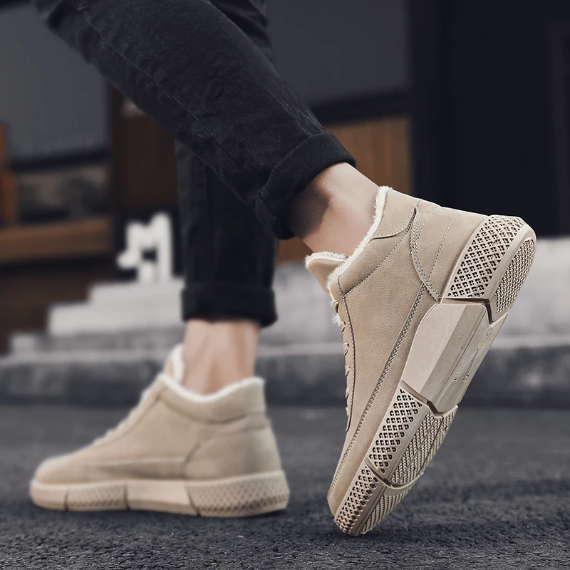 Мужская зимняя обувь; мужская повседневная обувь; chaussure homme; теплые плюшевые кроссовки; удобные мужские кроссовки; Sapato Tenis Masculino Adulto Krasovki