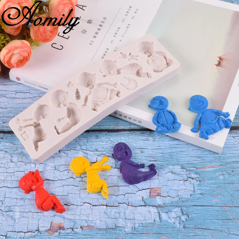 Aomily Childrens Silicone Cake Molds Chocolate Mold Moulds Cake Decorating Tools Fondant Cake Molds Bakery Tools Pastry Tools