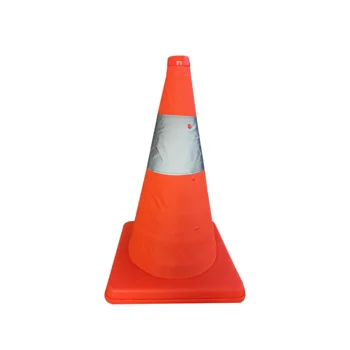 

Reflective Cone 45cm Folding Safety Cone Traffic Movement Retractable Collapsible Traffic Multi Purpose
