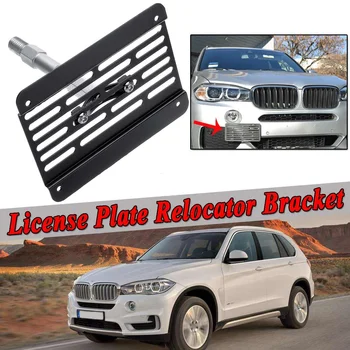

New Car Tow Hook License Plate Holder Car Frame Relocator Bracket Mount For BMW 1 3 5 Series E90 E91 E82 E88 E92 E93 E39 E70