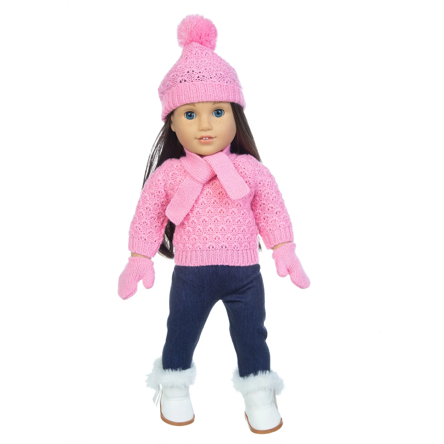 Doll Clothes Barbie Doll Clothes Christmas Sweater for 18-inch American Girl Doll