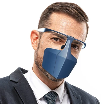 

Reusable Face Shield Protective Mask Breathable Anti Dust Anti-splash Safety Protection Cover Universal for Adults for Outdoor