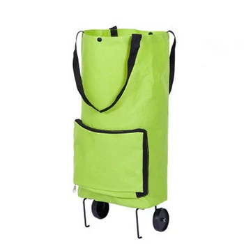 

Cart Tug Trolley Case Wheels Reusable Shopping Bag Cart Women Environmental Foldable Storage Multifunction Shopping Bag