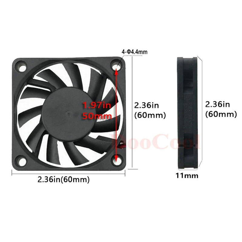 6010 fan 3pin 0