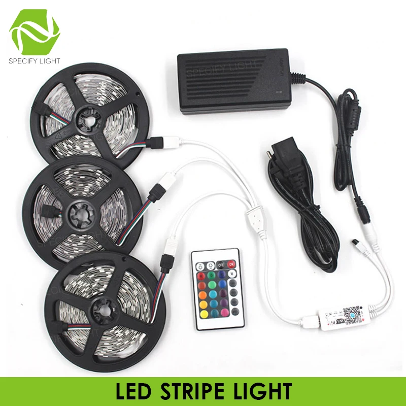 5 10 м 15 20 RGB светодиодный полосы света SMD 5050 IP65 Водонепроницаемый лента диод гибкий