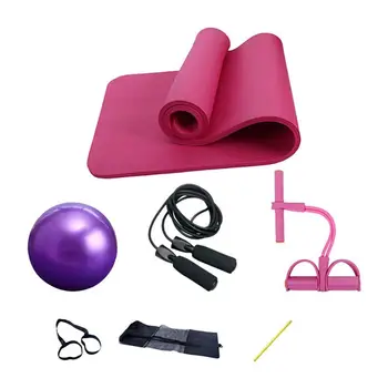 

Fitness Yoga Kit 6-Piece Set TPE Mat Body Shaping Tool