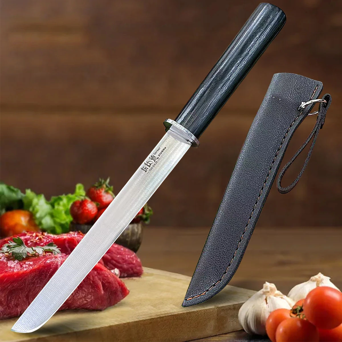 8cr18mov Sashimi Sushi Knife Japanese Separate Paring Knife Kitchen