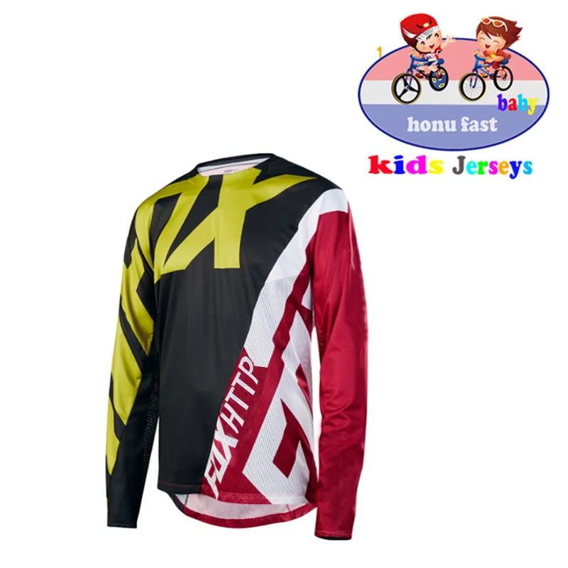 Kids Off Road ATV Racing T-Shirt AM RF Bicycle Cycling Bike FxoDownhill Jersey Motorcycle Jersey Motocross MTB DH MX Ropa D Boys